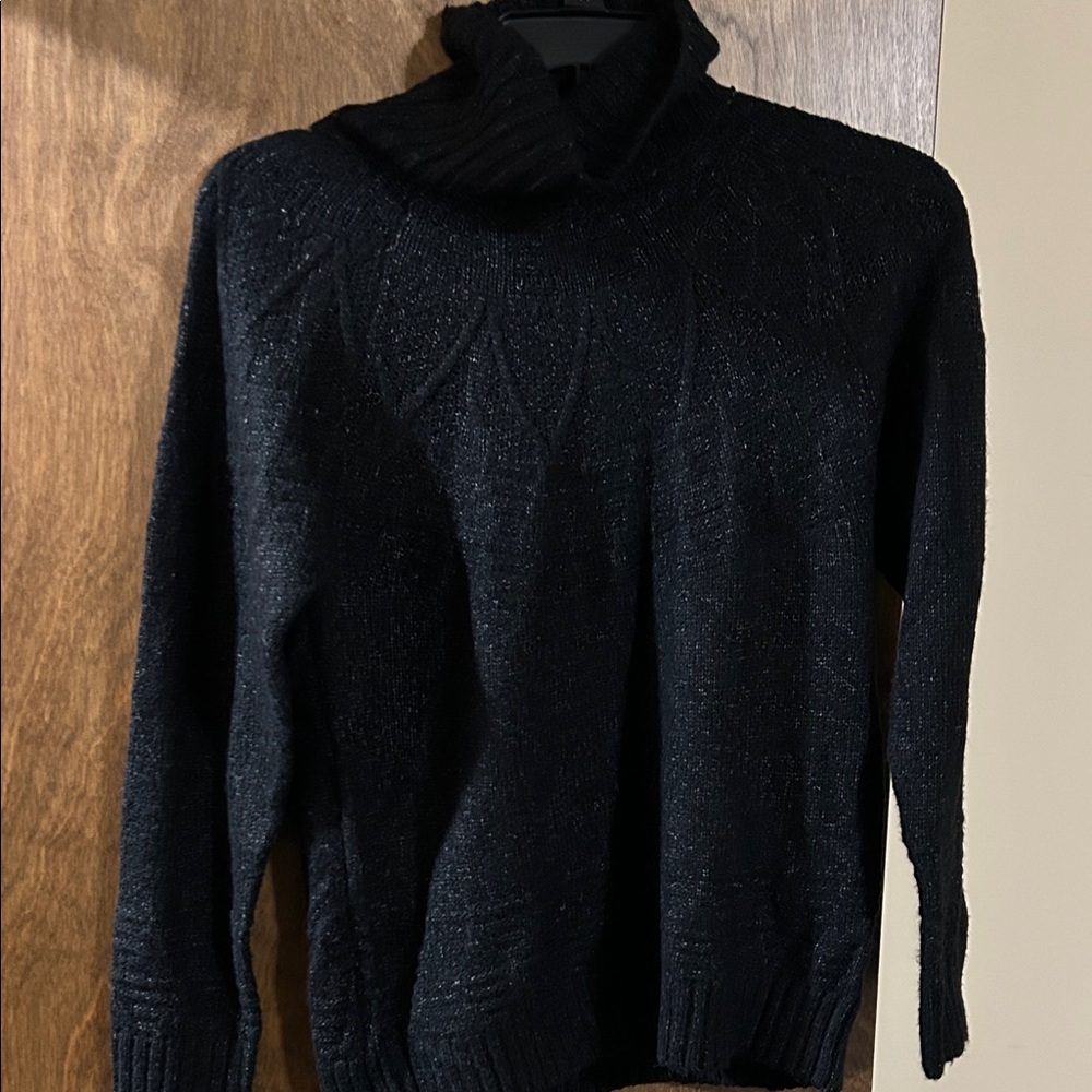 Maurices Large Charcoal Turtleneck Sweater